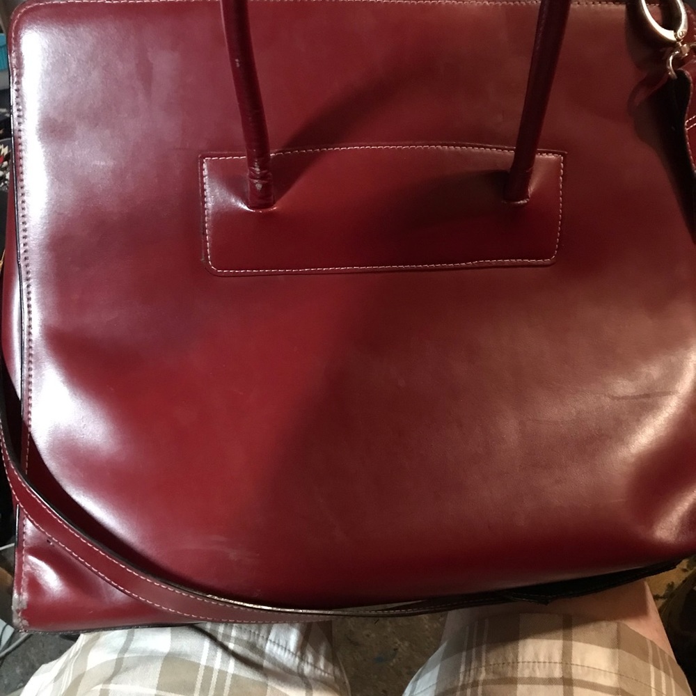 Mcklein usalakeforest 👜 Leather Laptop bag/Briefcase